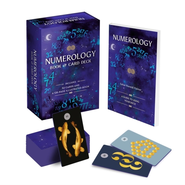 Numerology Book & Card Deck Includes 52 Cards and A 128-Page