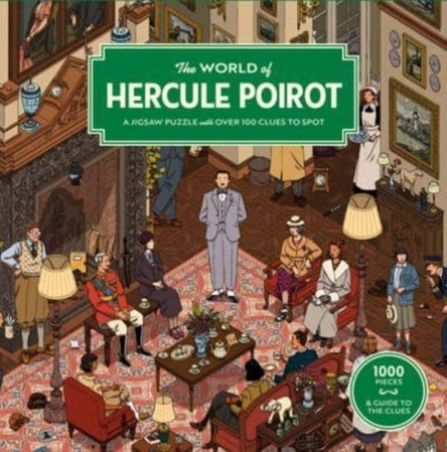 The World of Hercule Poirot A 1000-Piece Jigsaw Puzzle With