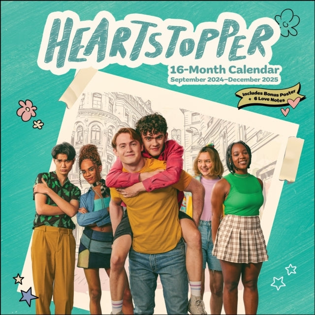Heartstopper 16-Month 2024-2025 Wall Calendar With Bonus Pos