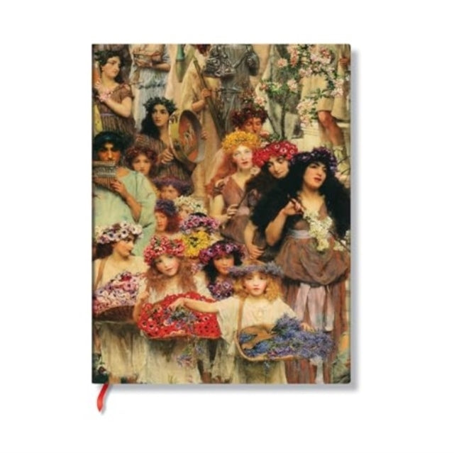 Spring Lawrence Alma-Tadema Midi Lined Hardback Journal Elas