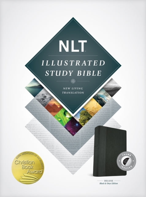 Nlt Illustrated Study Bible Tutone Black/onyx, Indexed