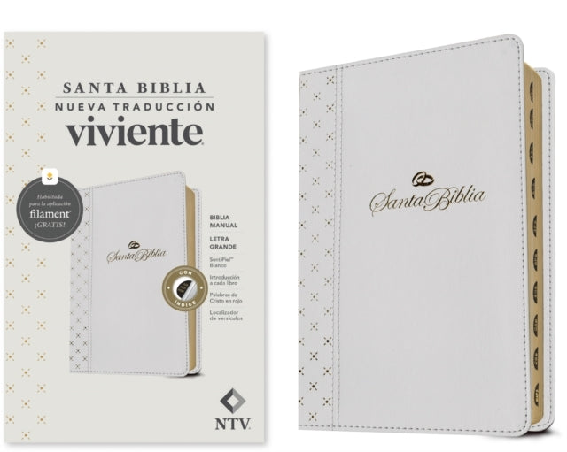 Biblia Manual Ntv, Letra Grande Con Filament
