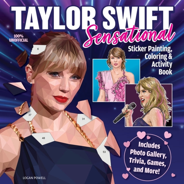 TAYLOR SWIFT SENSATIONAL STICKER PAINTING, COLORING & ACTIVI