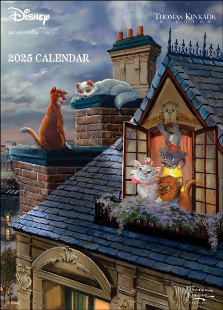Disney Dreams Collection By Thomas Kinkade Studios: 12-Month 2025 Monthly/Weekly Engagement Calendar