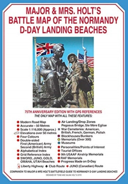 Major & Mrs Holt'S Battle Map Of The Normandy D-Day Landing