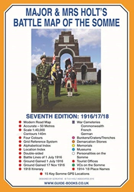 Major & Mrs Holt'S Battle Map Of The Somme Map