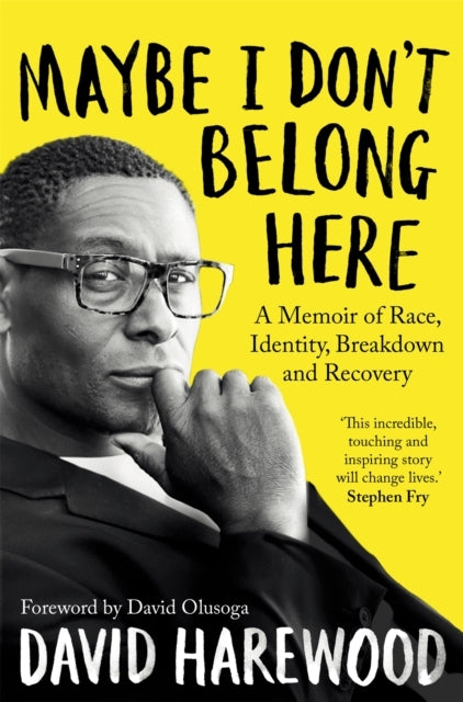 Maybe I Don'T Belong Here A Memoir of Race, Identity, Breakdown and Recovery