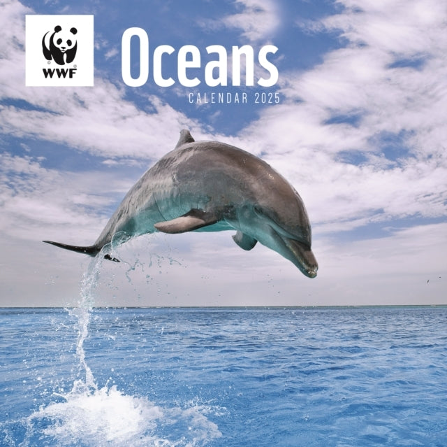 Wwf Oceans Square Wall Calendar 2025