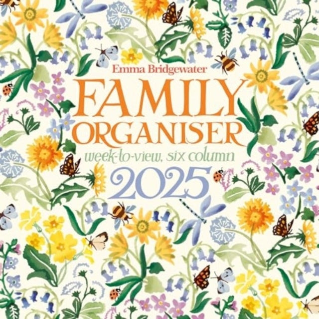 Emma Bridgewater Wildflowers Week-To-View Planner Wall Calendar 2025