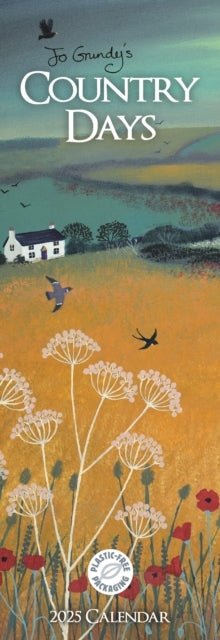 Country Days, Jo Grundy Slim Calendar 2025
