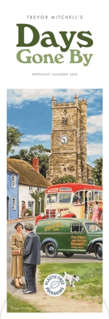 Days Gone By, Nostalgia By Trevor Mitchell Slim Calendar 2025