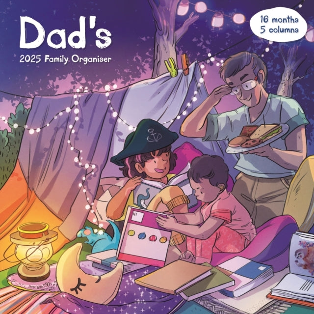 Dad'S Family Organiser Planner Wall Calendar 2025