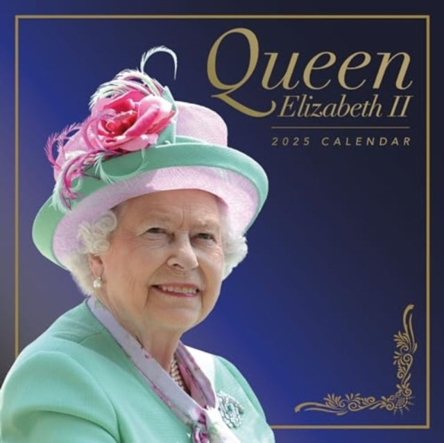 Queen Elizabeth Ii Square Wall Calendar 2025