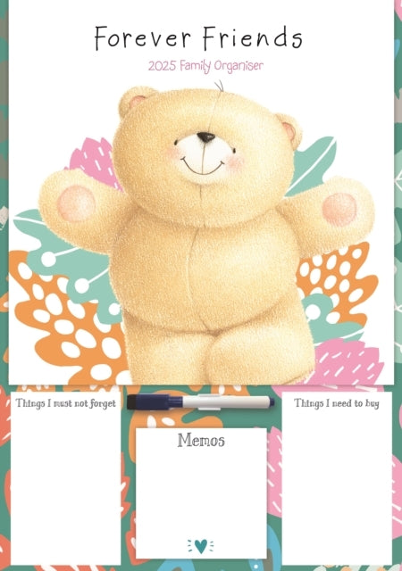 Forever Friends Mum'S Deluxe Planner A3 Calendar 2025