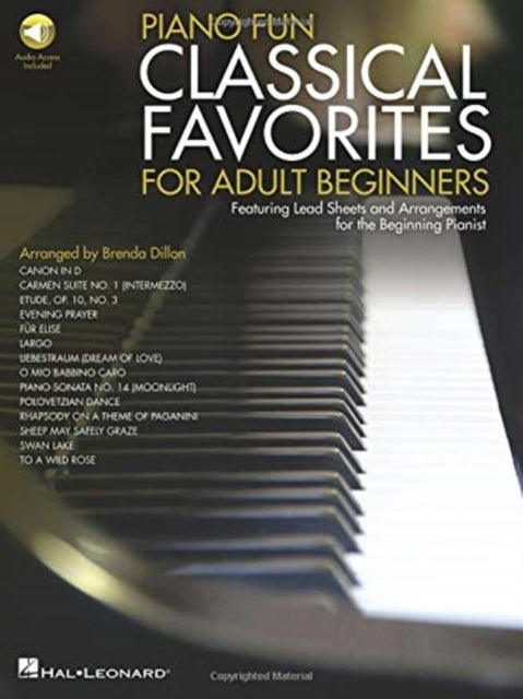 Piano Fun- Classical Favorites for Adult Beginnersfeaturing