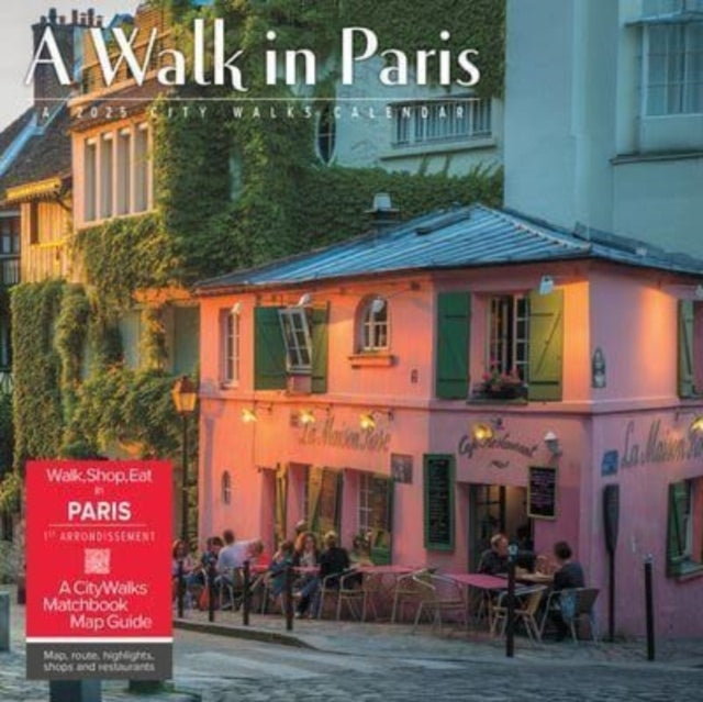A Walk In Paris 2025 12 X 12 Wall Calendar