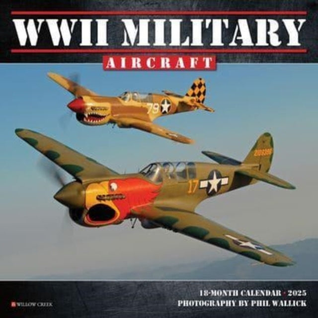 Wwii Military Aircraft 2025 7 X 7 Mini Wall Calendar