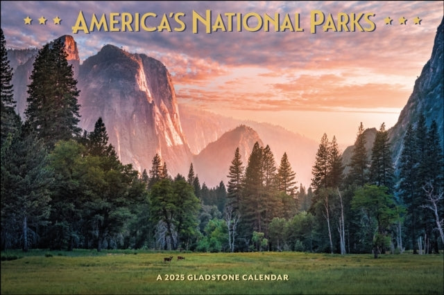 America'S National Parks Deluxe Wall Calendar 2025