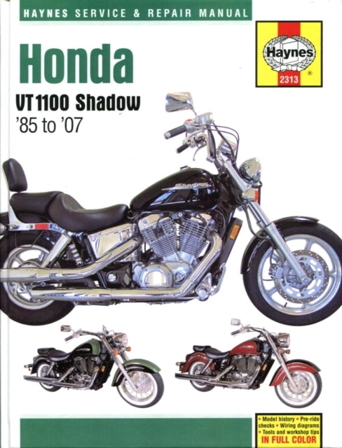 Honda Vt1100 Shadow (85-07) Haynes Repair Manual