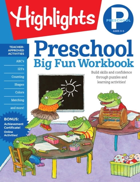 Preschool Big Fun Workbook-page Preschool Activity Book F