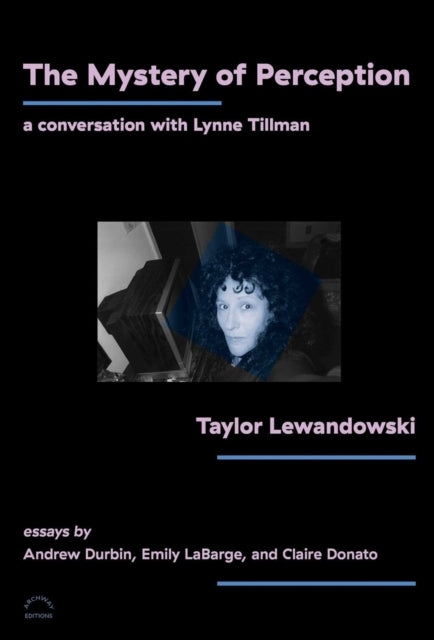 The Mystery Of Perceptiona Conversation With Lynne Tillman