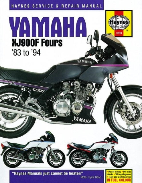 Yamaha Xj900f Fours 83 - 94 Haynes Repair Manual