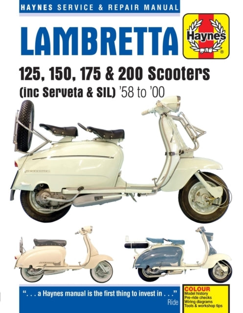 Lambretta Scooters 58 - 00 150 175 & 200 Scooters (inc
