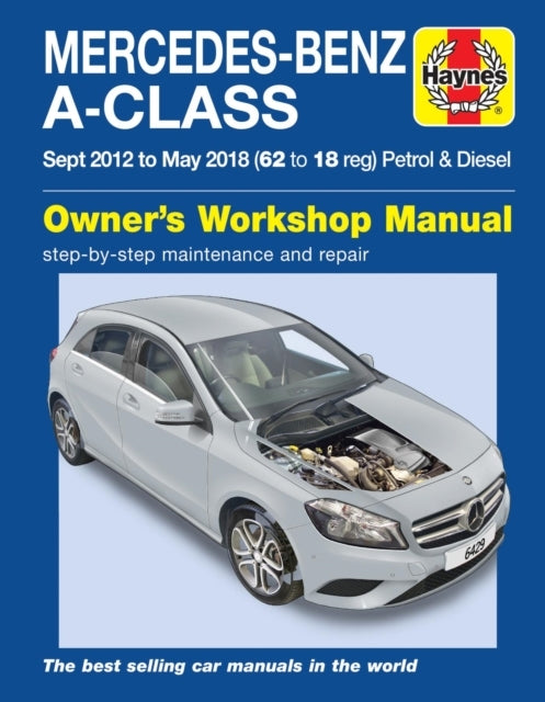 Mercedes-benz A-class Sept 12 - May 18 (62 to 18 Reg) Petrol