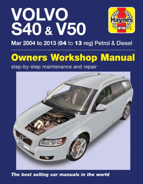 Volvo S40 & V50 Petrol & Diesel (mar '04-'13) Haynes Repair