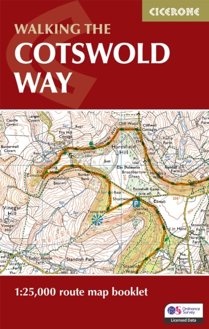 The Cotswold Way Map Booklet :25,000 Os Route Mapping