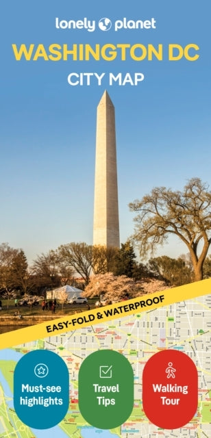 Lonely Planet Washington Dc City Map