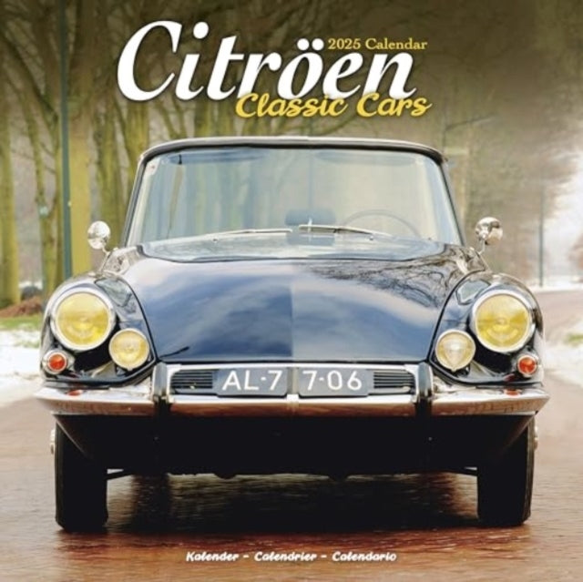 Citroen Classic Cars Calendar 2025 Square Car Wall Calendar