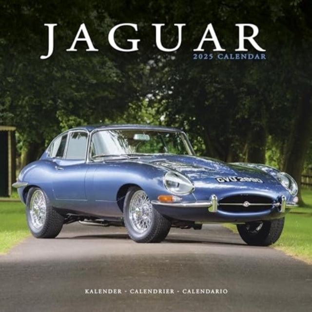 Jaguar Calendar 2025 Square Car Wall Calendar - 16 Month