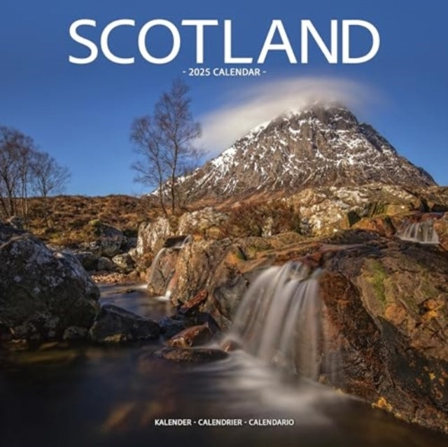 Scotland Calendar 2025 Square Travel Wall Calendar - 16 Mont