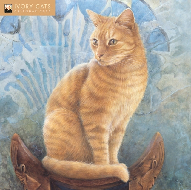 Ivory Cats By Lesley Anne Ivory Wall Calendar 2025 (Art Cale