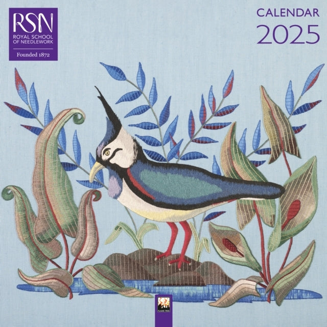 Royal School Of Needlework Wall Calendar 2025 (Art Calendar)