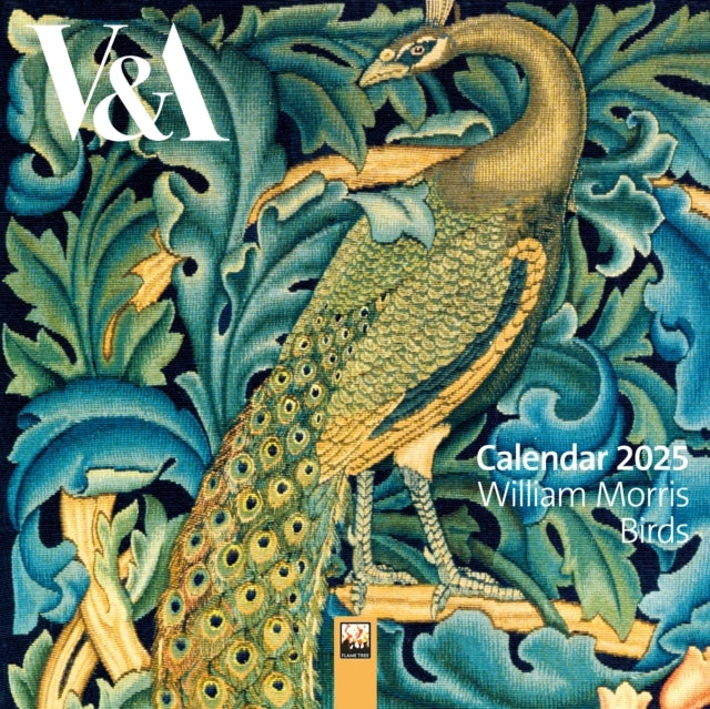 V&A William Morris Birds Mini Wall Calendar 2025 (Art Calen