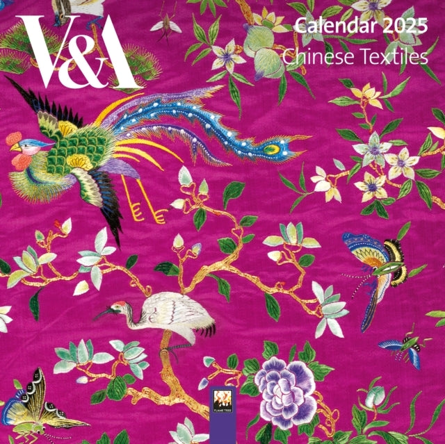 V&A Chinese Textiles Mini Wall Calendar 2025 (Art Calendar)