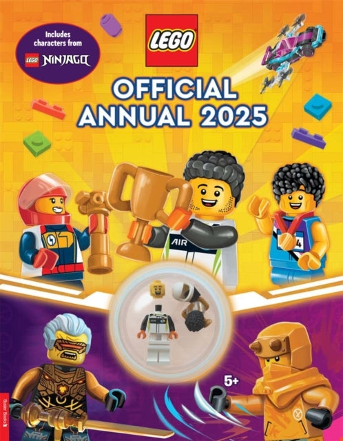 Lego Books official Annual 2025 (With Racing Driver Minifi