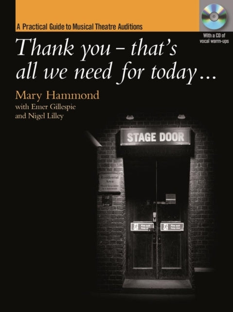 Thank You-thats All We Need for Today