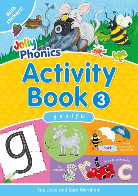 Jolly Phonics Activity Book 3In Precursive Letters (British