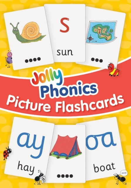 Jolly Phonics Picture Flash Cardsin Precursive Letters