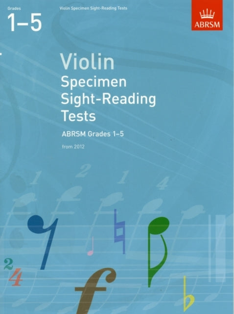 Violin Specimen Sight-Reading Tests Abrsm Grades 1-5From 20