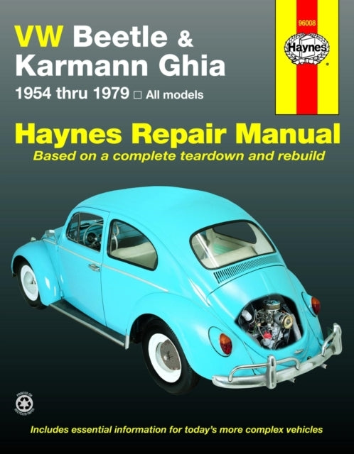 VW Beetle 1200 and Karmann Ghia 1954-1979