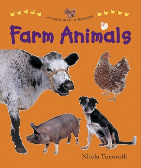 Say and Point Picture Boards Farm Animals