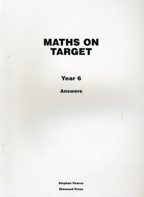 Maths On Target Year 6 Answers