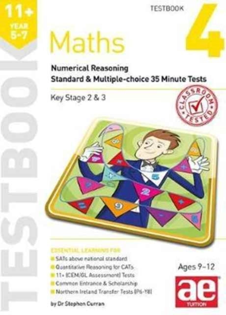 11+ Maths Year 5-7 Testbook 4Numerical Reasoning Standard &