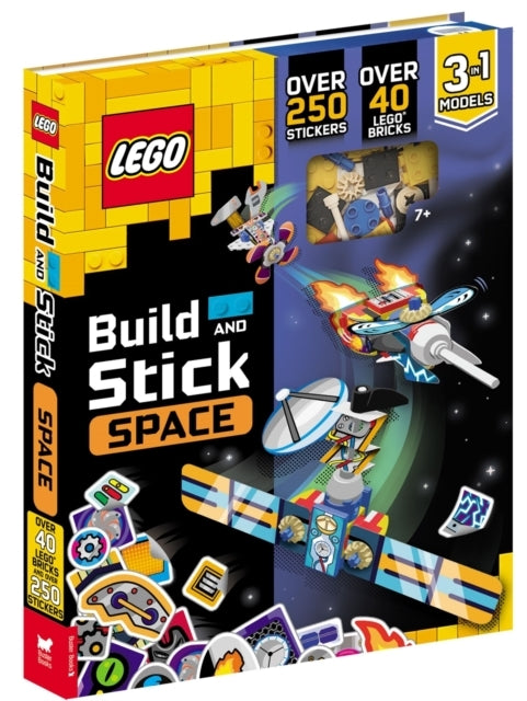 Lego Books Build And Stick Space (Includes Lego Bricks