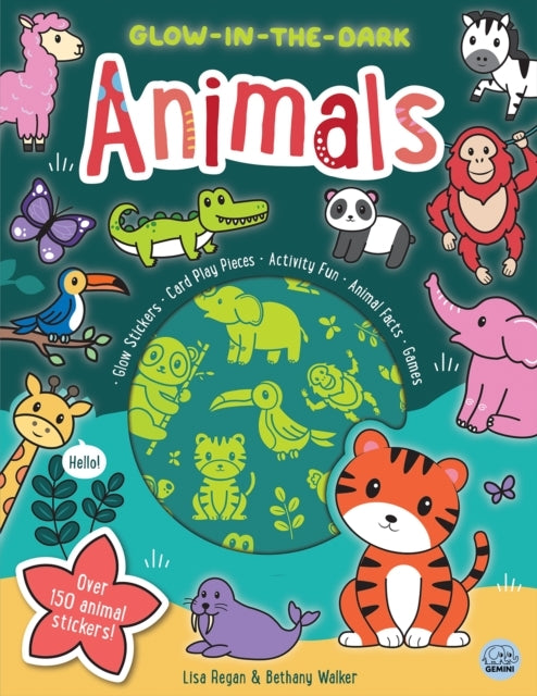Glow-In-The-Dark Animals Sticker Activity