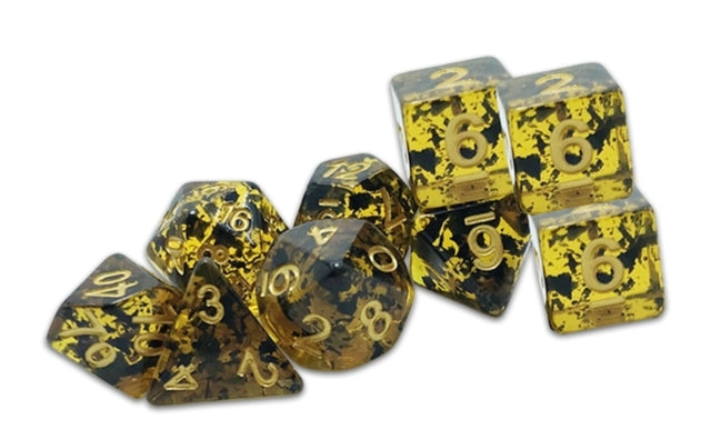 Terracotta Grecian Vase Dice - Traditional 9-Set